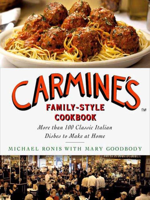 Cover image for Carmine's Family-Style Cookbook